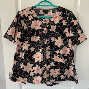 Who What Wear Bell Sleeve Button Down